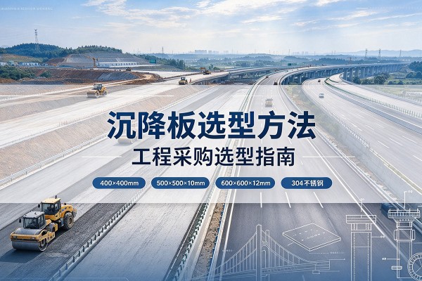 顺城沉降板选择方法
