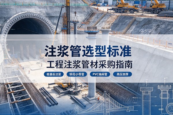 顺城注浆管选型标准