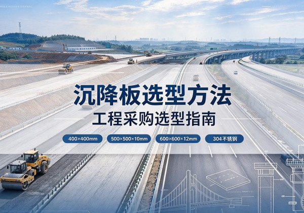 顺城沉降板选择方法