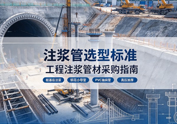 顺城注浆管选型标准